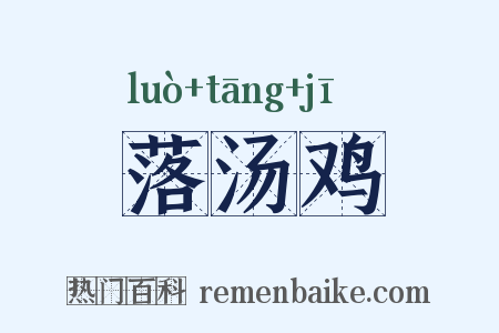 落汤鸡是什么意思的图片